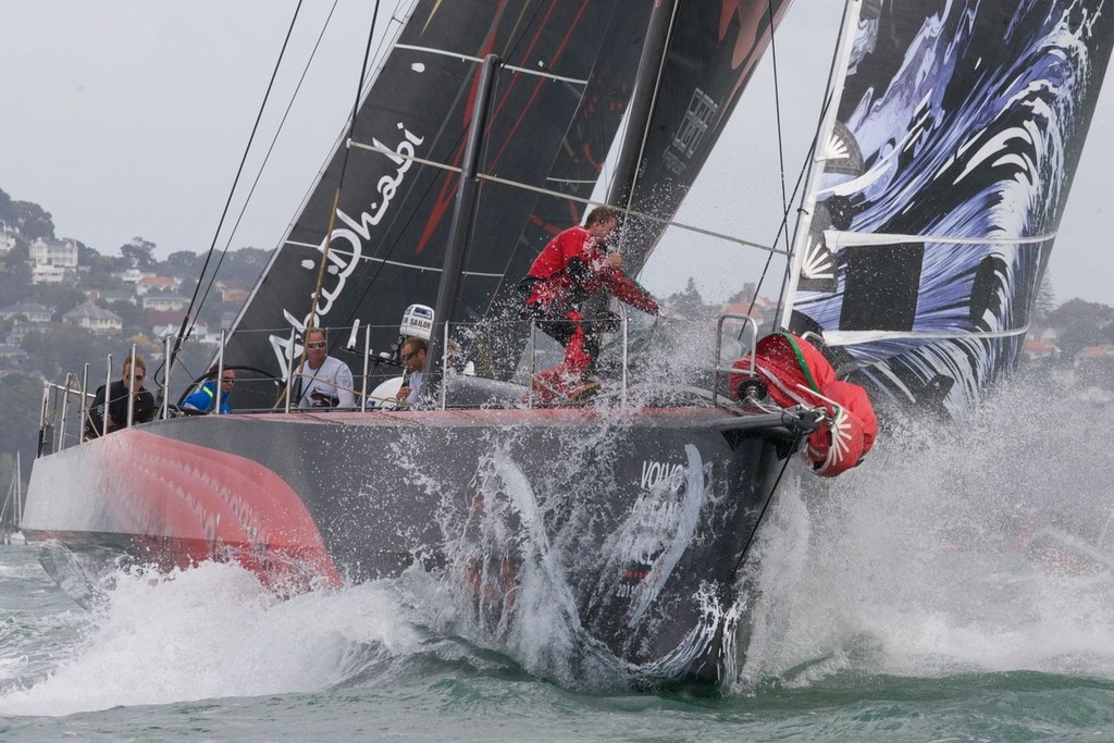 Abu Dhabi during the Volvo Ocean Race Auckland In-Port Race 17.03.2012  © Scott Taylor http://www.scottiet.com